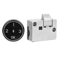 thumbnail image 3 of Cerradura de gabinete con contraseña Seguridad para el hogar Antirrobo Tiempo de espera prolongado Recargable con puerto USB, 3 of 5