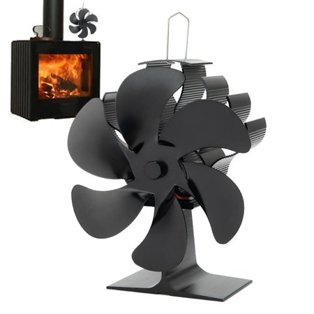 

Laideyi Fireplace Fan Non-Electric Fan for Stove Fireplace Fan Silent Design Circulating Warm Air Saving Energy Efficiently for Wood Log Burner Fireplace excitement