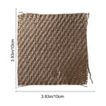 thumbnail image 3 of Vintage Linen Crocheted Coaster - Aromatherapy Candle & Photography Prop, Styling & Staged Decor Accessory, Brown, JKODE, 3 of 9