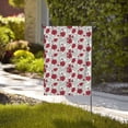 thumbnail image 4 of Wukai Leaves And Anemone Flowers In Red Grey Garden Flags Double Sided Welcome Garden Yard House Flags Outside Outdoor House (Only Flag), 4 of 8