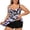 Black3, variant on PMVFHDE Plus Size Swimsuit For Women Tankini Swim Top With Supportive Underwire And Adjustable Straps Solid Color