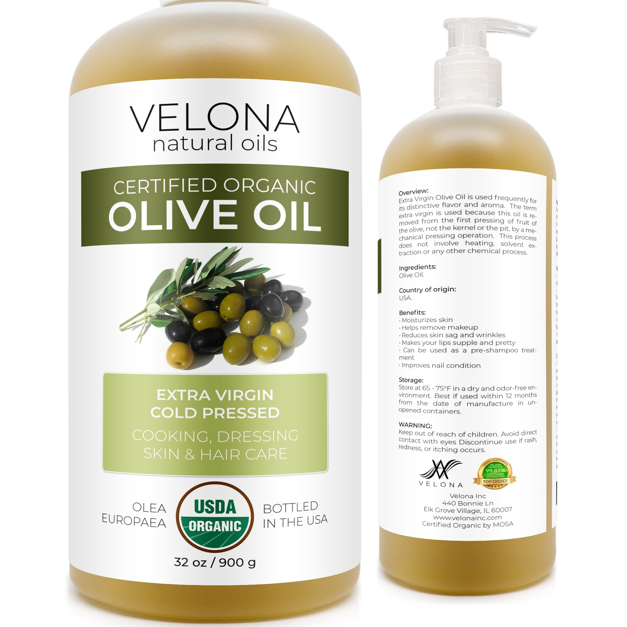Olive Oil Extra Virgin Organic Unrefined Cold