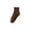 Coffee, variant on Ruffle Socks for Women, Frilly Cotton Ankle Socks | Breathable Fabric Elastic Stretch Comfort Foot Fit Flat Smooth Toe Cute Sweet Simple Look Daily Casual Wear Khaki One Size