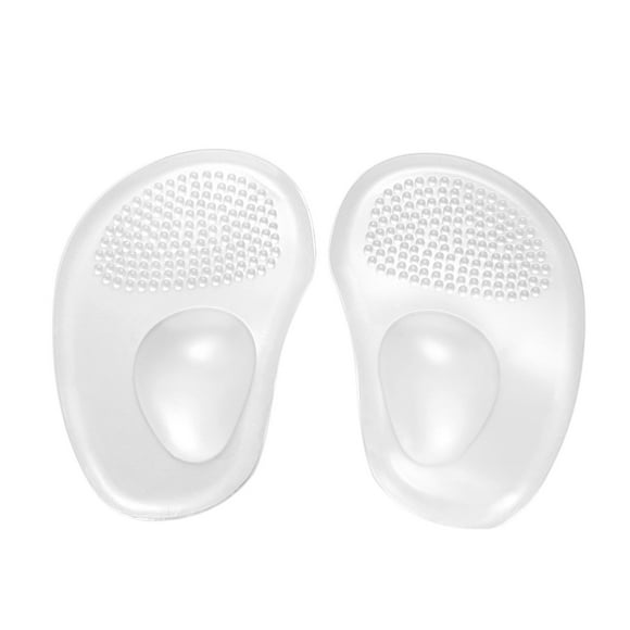 Yeacher 3pairs Drop-Shaped Feet Cushion Inserts Feet Grips Silicone Shoe Pads for Women Loose Shoes and High Heels Shoe Too Big -Slip Reusable Self-Adhesive Feet Shoe Grips Blister Shoe Pads Foot In