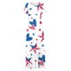thumbnail image 4 of Vestido de Manga Corta para Mujeres Sexy Impreso Cuello en V Vestido Largo Delgado, Moda de las Señoras para la Primavera Y el Verano, 4 of 4