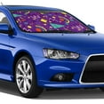 thumbnail image 3 of Goofa Retro 80s Style Printed Car Windshield Sunshade,Foldable Reflective Sun Visor,UV Protection Heat Blocker Sunshade,Car Cooling Accessory-Medium, 3 of 7