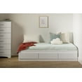 thumbnail image 3 of South Shore Step One Twin Mates Bed with 3 Drawers, in Pure White, 3 of 9
