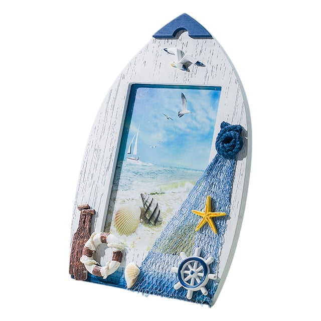 Picture Frame Ornament 6 Inches Seagull Photo Frame Desktop Accent