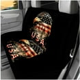 thumbnail image 3 of KUIFORTI Eagle Flag 14 Pcs Seat Covers for Car Auto Center Console Armrest Pad Steering Wheel Cover Wristlet Keychain Cars Interior Automotive Fits Most Cars, Sedans, SUVs, 3 of 7