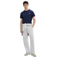 thumbnail image 4 of ellesse Camiseta para hombre - ACCIANO CLASSIC TEE, manga corta, cuello redondo, logotipo, algodón, liso Azul oscuro M (Medium), 4 of 5