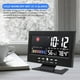 thumbnail image 4 of Relaj de pronóstico meteorológico, desesperado meteorológico abds led color pantalla estable con cable retraperable con cable usb para la reproducción del jardín, 4 of 7