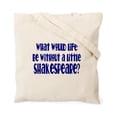 thumbnail image 2 of CafePress - Funny Shakespeare Tote Bag - Unisex Canvas Tote Bag, Beige, 1-Piece, 2 of 7