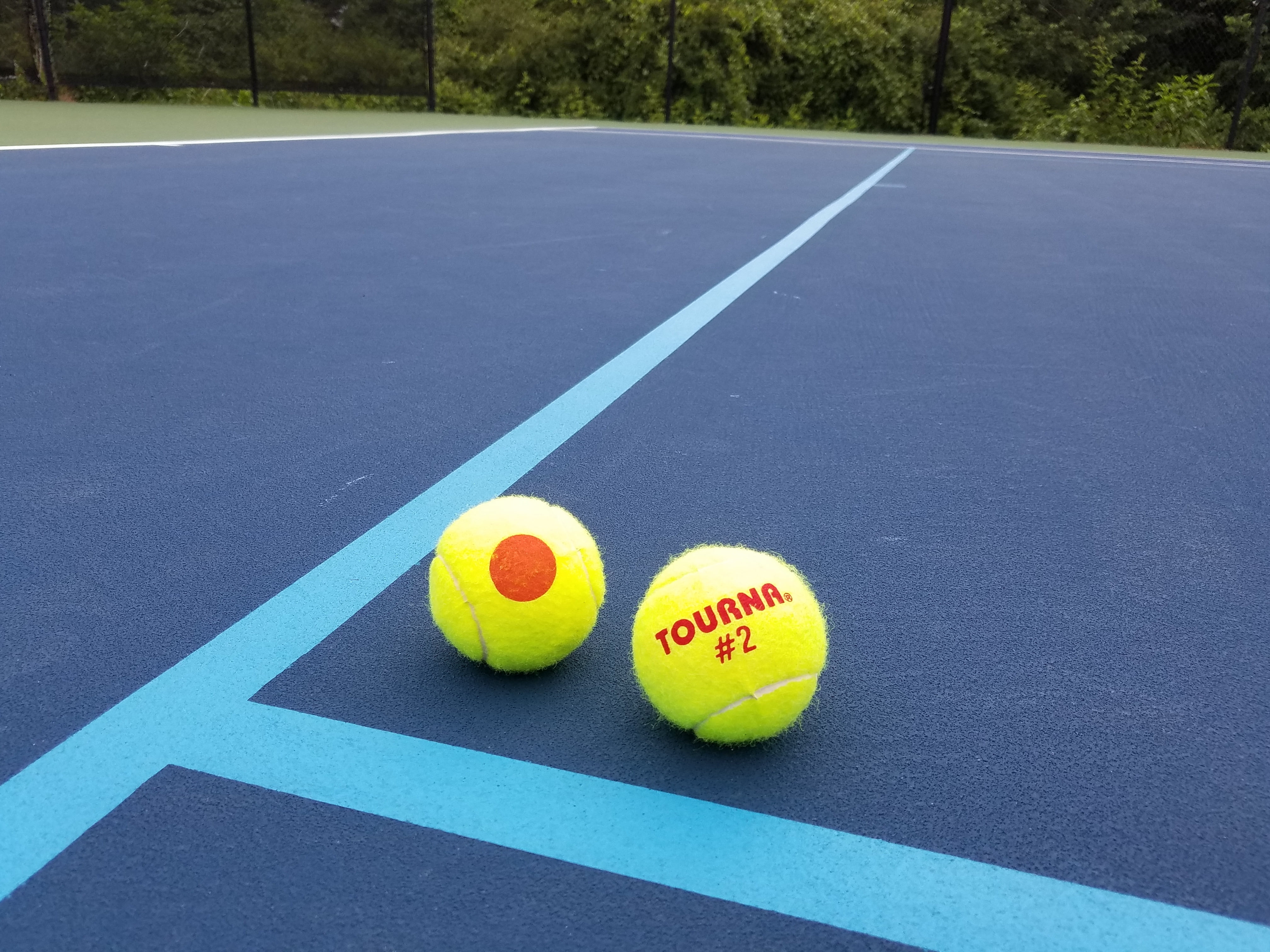 Tourna Orange Dot Low Compression Transition Tennis Balls 18 Pack