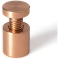thumbnail image 4 of OUTWATER Sign Standoff 3/4" Diameter x 3/4" Barrel Length Copper Aluminum Eco Series Easy Fasten Standoff Pack of 8, 4 of 7