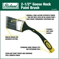 thumbnail image 2 of Hyde 80833 Goose Neck Professional Goose Neck Angled Cut Paint Brush, 2 of 4