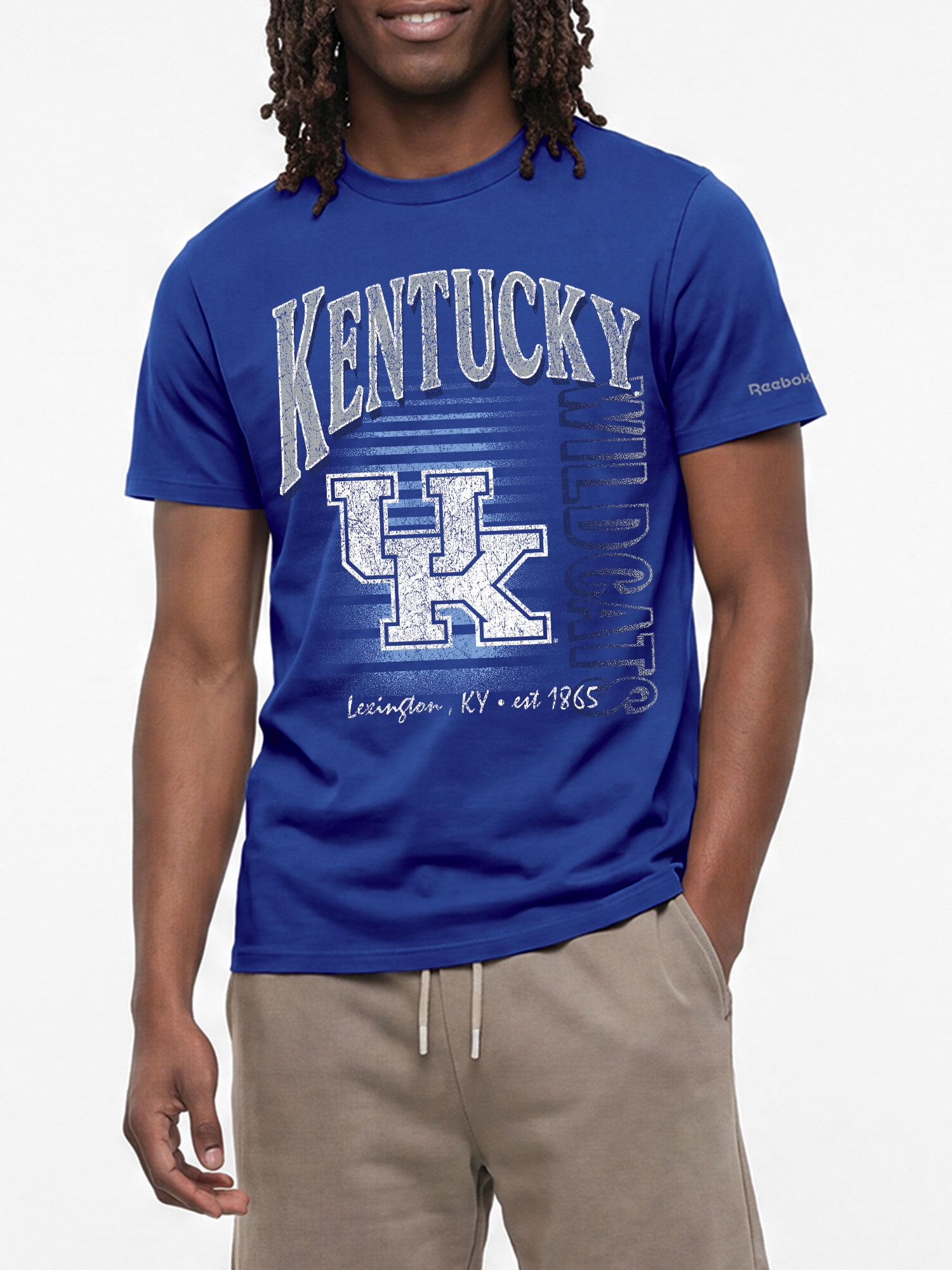 Kentucky Wildcats Reebok Mens Crew Neck Short Sleeve T-Shirt