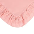 thumbnail image 6 of REGALWOVEN Triple Ruffle Pillowcases, Set of 2 Pillow Covers, Bedding Pillow Shams with Envelope Closure Queen (20"x30") Pink, 6 of 7