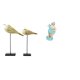thumbnail image 1 of Figuras De Resina De Pájaros De Madera Y Damas Playeras Modernas, Esculturas Para Dormitorio, Escritorio, Entrada, Sala De Estar, Decoración De Mesa, Colección, 1 of 8