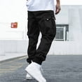 thumbnail image 4 of Men's Cargo Pants Baggy Pants Men Joggers Pants with Pockets Clothes for Men, 4 of 4