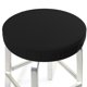 thumbnail image 3 of Balery Black Fundas de asiento para taburete de bar redondo de tela de terciopelo ajustables que protegen de arañazos y manchas para sillas de 14 a 17 pulgadas.-12 inch, 3 of 7