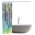thumbnail image 2 of MYPOP Watercolor Flower Decor Shower Curtain, Ivies and Vines Flowers in Soft Colors Fabric Bathroom Shower Curtain with Hooks, 60 X 72 Inches, 2 of 2