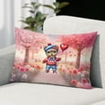 thumbnail image 2 of Happy Valentine’s Day Adorable Yorkshire Terrier Puppy Holding Heart Balloon Pillowcase Double Sided Yorkie Dog Lover Gifts Pillow Case Covers - 00030, 2 of 3