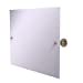 thumbnail image 3 of Allied Brass AP-93 Frameless Landscape Rectangular Tilt Beveled Edge Wall Mirror, Antique Pewter, 3 of 3
