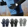 thumbnail image 3 of Lightweight Running Gloves, Touch Screen Anti-Slip Warm Fleece Gloves Liners for Cycling Biking Sporting Driving Climping Mountaineering, 3 of 8