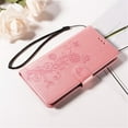 thumbnail image 7 of For Samsung Galaxy S23+ 5G 6.6 Inch Embossed Butterfly Flowers With Card Slots And A Cash Compartment Shockproof Kickstand Flip Leather Phone Case For Women,Pink,For Galaxy S23+ 5G, 7 of 7
