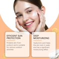 thumbnail image 4 of Protector solar corporal SPF60 protector solar ligero y fino para rostro protector solar ligero y fino refrescante SPF60 para blanquear la protección de la piel, 4 of 9