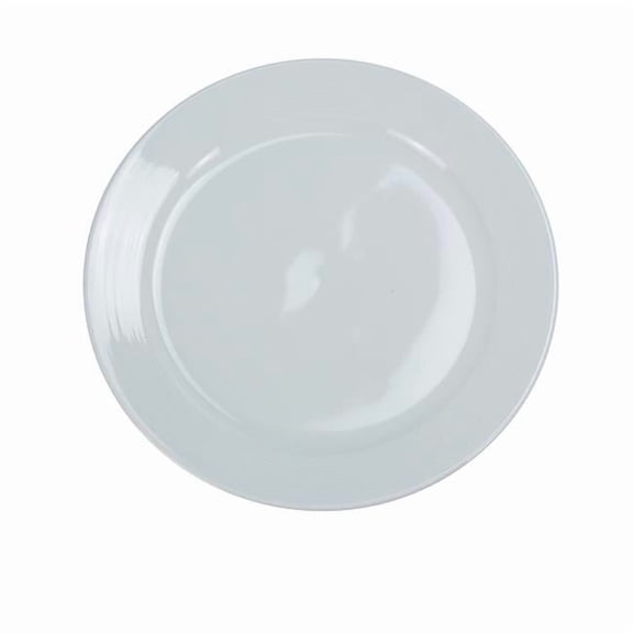 Yanco PA-110 10.5 in. Porcelain Dinner Plate, Super White Color - Pack of 12