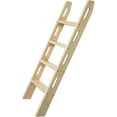 thumbnail image 3 of 4-Step Wooden Bunk Bed Ladder – 1.1" Thick Replacement Ladder for RV, Cabin Loft, Bedroom, Dorm & Hotel, 3 of 8
