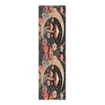 thumbnail image 2 of 33"x9" Skateboard Grip Tape Protector Sheets Nonslip Protection Griptape Sheet for Outdoor Sports Mushroom and Crescent Moon, 2 of 7