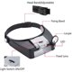 thumbnail image 5 of Lupa Diadema Lupa Manos libres Cabeza Lupa Gafas Lupa Lupa de joyería LED para personas que usan, 5 of 5