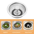 thumbnail image 3 of 3 Pcs Kitchen Sink Filter Thickened Strainer Strainers Anti-clogging Garbage Drainer, 3 of 6