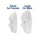 thumbnail image 3 of 30 Pack 2 Sizes Paper Mache Masks Create Artistic Craft Projects From Wall Decorations To Theater and Halloween Costumes, 3 of 5