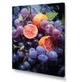 thumbnail image 2 of Designart "Blueberry Ballet Serenade I" Food & Beverage Canvas Wall Art - Traditional Blue Fruits Hallway Wall Art Decor, 2 of 6
