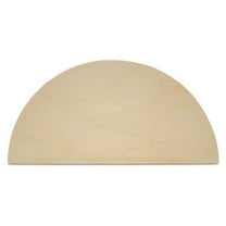 Half Circle Cutouts 7 inch, pack of 10 Semicircle Wooden Cutouts for Crafts, Wood Signs & Unfinished Wood Door Hangers, by Woodpeckers