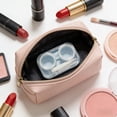 thumbnail image 4 of Contact Lens Case Portable Travel Contacts Lens Storage Box Compact Holder for Daily Use | Leak Proof Lens Container for Purse Backpack Gym | Clear Visibility Lens Case for Business Trips, 4 of 6