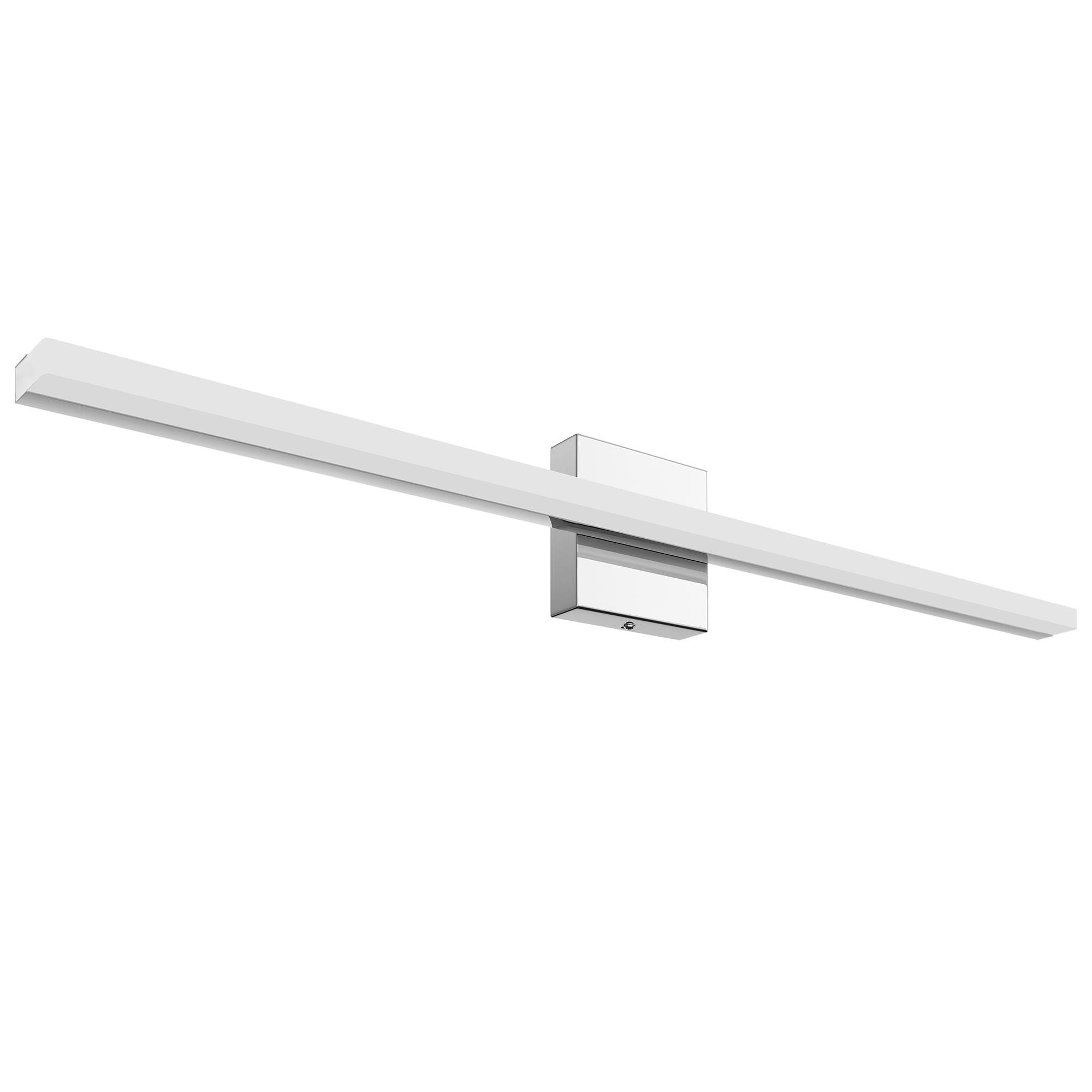 Modern Chrome LED Vanity Lights, LED Bathroom Light Fixtures Over Mirror Bathroom Wall Sconce Bar for Bathroom Mirror Cabinets Bedroom(31.50"-18W)