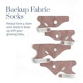 thumbnail image 4 of Owlet Accessory Fabric Sock for Smart Sock 3 Baby Monitor, Fits Babies 0 to 18 months, Dusty Rose (Sensor and Base Station Not Included), 4 of 5