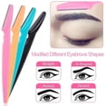 thumbnail image 2 of Botao 20 piezas cuchillas seguras para cejas, cuchillo moldeador, recortador de cejas, afeitadora, cuchillas para depilación facial, herramientas de maquillaje para mujer, 2 of 5