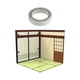 thumbnail image 2 of Colección de almacenamiento de fondo a escala 1:12, exhibición de dioramas para figuras de acción de soldados casa japonesa, 2 of 9