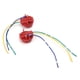 thumbnail image 2 of uds 12V 1157 adaptador de bombilla LED enchufe de arnés de cableado para luces de freno de señal de giro lámparas DRL rojas, 2 of 5
