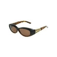 thumbnail image 2 of Foster Grant® Solar Shield® Tortoiseshell Oval Fitsover Women's Sunglasses, 2 of 3