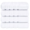 thumbnail image 2 of American Soft Linen White Bath Towel Set 100% Turkish Cotton Towels for Bathroom 4 Piece, 2 of 7