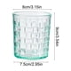 thumbnail image 3 of CaiYueKe Clear Plastic Cups Wide Mouth Thickened Drinking Glasses for Toothbrush Whiskey Cocktail Bar Rattan Weave Design Home Kitchen Bathroom Decor, 3 of 7