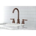 thumbnail image 4 of Kingston Brass FSC892DLAC Concord Widespread Bathroom Faucet with Brass Pop-Up, Antique Copper, 4 of 8