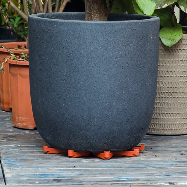 mmirethe Plant Pot Feet Invisible Floor Standing Stability Pots Lifters Breathable Ventilated Flower Risers Indoor Outdoor Brown 1