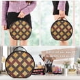 thumbnail image 5 of BZSMCE Makeup Bag Large Travel Cosmetic Bag with Adjustable Dividers Fashion Geometric Richness Printed, 5 of 7
